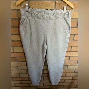 Abercrombie & Fitch Soft Light Gray Jogger Sweatpants Size Medium